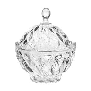 شکلات خوری شیشه و بلور اصفهان سری فلورانس کد 144 Esfahan Glass Florence 144 Candy Dish