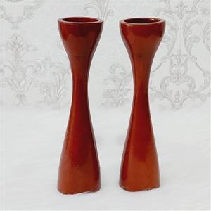 شمعدان طرح چوب مجموعه دو عددی