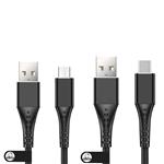 کابل تبدیل USB به MicroUsb کینگ کونگ مدل Creative-RD22 طول 1 متر به همراه کابل تبدیل USB به USB-C