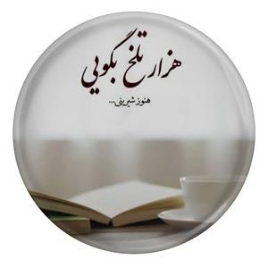 مگنت مدل هزار تلخ بگویی باز شیرینی کد S12187