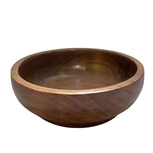 کاسه چوبی مدل گرد