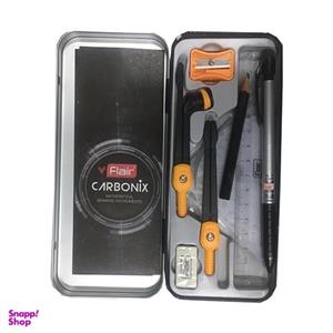 ست پرگار فلایر مدل Flair CarBoNix مجموعه 9 عددی