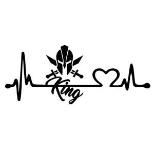 برچسب بدنه خودرو طرح کینگ جنگجو کد z11