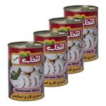 کنسرو قارچ اسلایس انتخاب - 420 گرم بسته 4 عددی