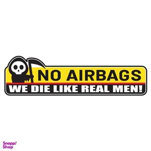 برچسب خودرو طرح no airbag کد 263