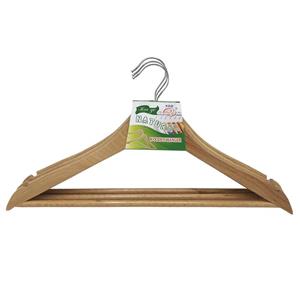 چوب لباسی لیمون مدل چوبی بسته سه عددی کد HS3