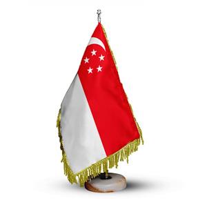 پرچم رومیزی مدل سنگاپور 