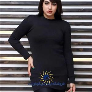 تونیک بافت زنانه مدل یقه گرد