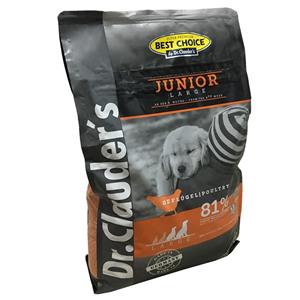 غذای خشک سگ دکتر کلادرز مدل 81 Junior large وزن 20 کیلوگرم