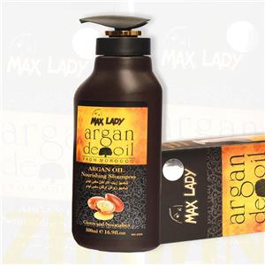 شامپو  ترمیم کننده مو مکس لیدی مدل arganoil حجم 500 میلی لیتر