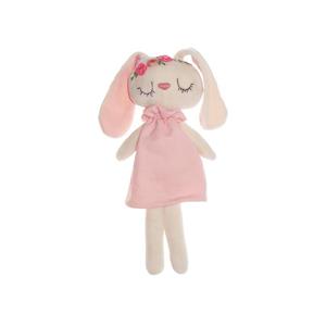 عروسک طرح خرگوش مدل Sleepy Pink Rabbit ارتفاع 34 سانتی متر 