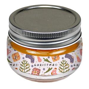 شمع لیوانی طرح کریسمس مدل 028