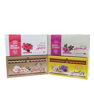 چای کیسه ای جهان-192 گرم مجموعه 4 عددی