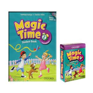 کتاب Magic Time 2 And Flash Cards اثر Kathleen Kampa And Charles Vilina انتشارات الوندپویان به همراه فلش کارت