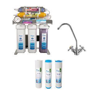 دستگاه تصفیه کننده آب اس اس وی مدل  SuperSpring 2W X1000 به همراه شیر تصفیه آب و فیلتر تصفیه آب بسته 3 عددی