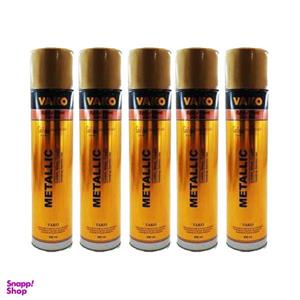 اسپری رنگ طلایی واکو کد 87 حجم 300 میلی متر بسته 5 عددی