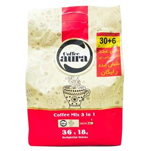کافی میکس 3x1 اورا - 18 گرم  بسته 36 عددی