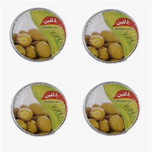 زیتون پرورده لبنانی دلفین - 75 گرم بسته 36 عددی