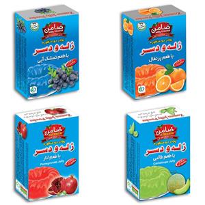 پودر ژله ضامن  - 100 گرم مجموعه 4 عددی