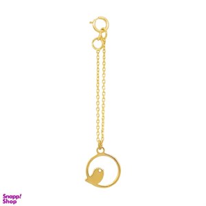 آویز ساعت طلا 18 عیار زنانه مدل پرنده D0011