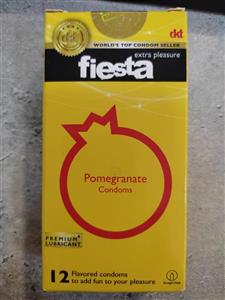 کاندوم فیستا مدل Pomegranate مجموعه 6 عددی