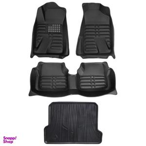 کفپوش پنج بعدی خودرو زرین فرش مدل A.M کد X1 مناسب برای سمند سورن همراه کفپوش صندوق خودرو