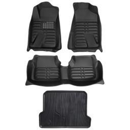 کفپوش پنج بعدی خودرو زرین فرش مدل A.M کد X1 مناسب برای سمند سورن همراه کفپوش صندوق خودرو