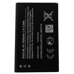 باتری موبایل مدل BL-5C ظرفیت 1020 میلی آمپر ساعت مناسب برای گوشی موبایل نوکیا