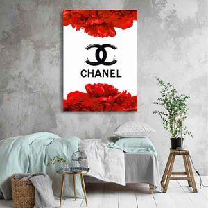 تابلو بوم طرح گل و شنل کد ART-3168