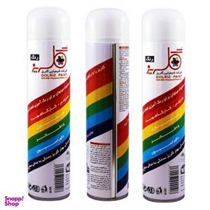 اسپری رنگ سفید گلریز مدل براق 300 میلی لیتر بسته 3 عددی