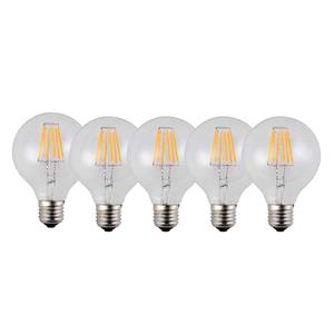 لامپ ال ای دی فیلامنتی 6 وات تکنوتل مدل 606 پایه E27 بسته 5 عددی Technotel 606 LED Filament Lamp E27 5 PCS