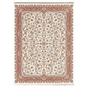 فرش ماشینی فرش مشهد کد 702133 زمینه کرم