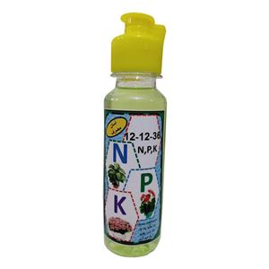کود مایع ان پی کا پتاس بالا و عناصر میکرو مدل NPK 12 12 36 حجم 120 میلی لیتر