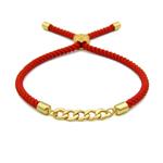 دستبند طلا 18 عیار زنانه مانچو مدل bfg217