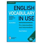 کتاب English Vocabulary In Use Pre-Intermediate and Intermediate اثر Stuart Redman انتشارات هدف نوین