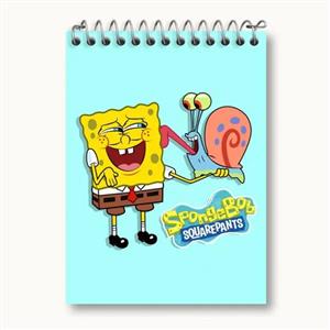 دفترچه یادداشت مدل باب اسفنجی کد27 مجموعه دو عددی