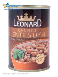 کنسرو عدس قوطی 420 گرمی لئونارد Leonard Lentis Dish Canned 420 gr
