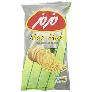 چیپس خلال ساده متوسط مزمز Maz Potato Sticks 80gr 