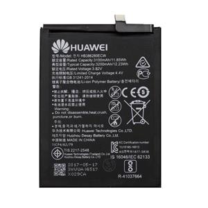 باتری موبایل مدل HB386280ECW ظرفیت 3100 میلی آمپر ساعت مناسب برای گوشی موبایل هوآوی P10