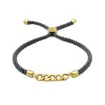 دستبند طلا 18 عیار زنانه مانچو مدل bfg216