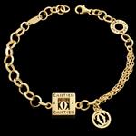 دستبند طلا 18 عیار زنانه طلای مستجابی کد 67011