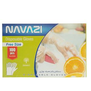 دستکش یکبار مصرف کد 12 بسته 100 عددی