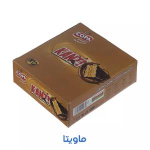 ویفر کاکائویی کانتی کوپا با طعم کارامل - 40 گرم بسته 12 عددی