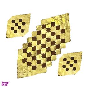 ست رومیزی سه تکه مدل مخمل و چرم کد 30