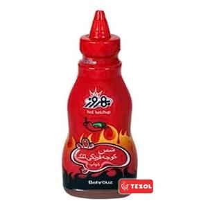 سس گوجه فرنگی تند 410 گرمی بهروز Behrouz Hot Ketchup Sauce 410 Gr