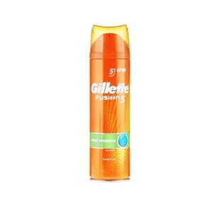 ژل اصلاح ژیلت مدل fusion 5 ultra sensitive  حجم 200 میلی لیتر