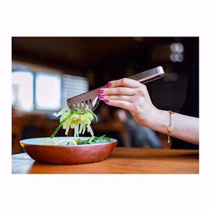 انبر سالاد استیل مدل هخامنشی -