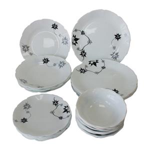 سرویس غذاخوری 24 پارچه آیروپال مدل نیو دیانا گرد