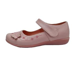 کفش دخترانه مکس مدل تک پروانه رنگ صورتی