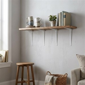 پایه نگهدارنده طبقه دیواری مدل M25 مجموعه 4 عددی